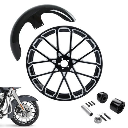 21" Front Fender Wheel Rim Hub for Harley Touring (2008–2013)