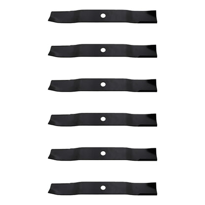 Set of 6 Heavy Duty Mower Blades for Kubota BX Sub Compact Tractors