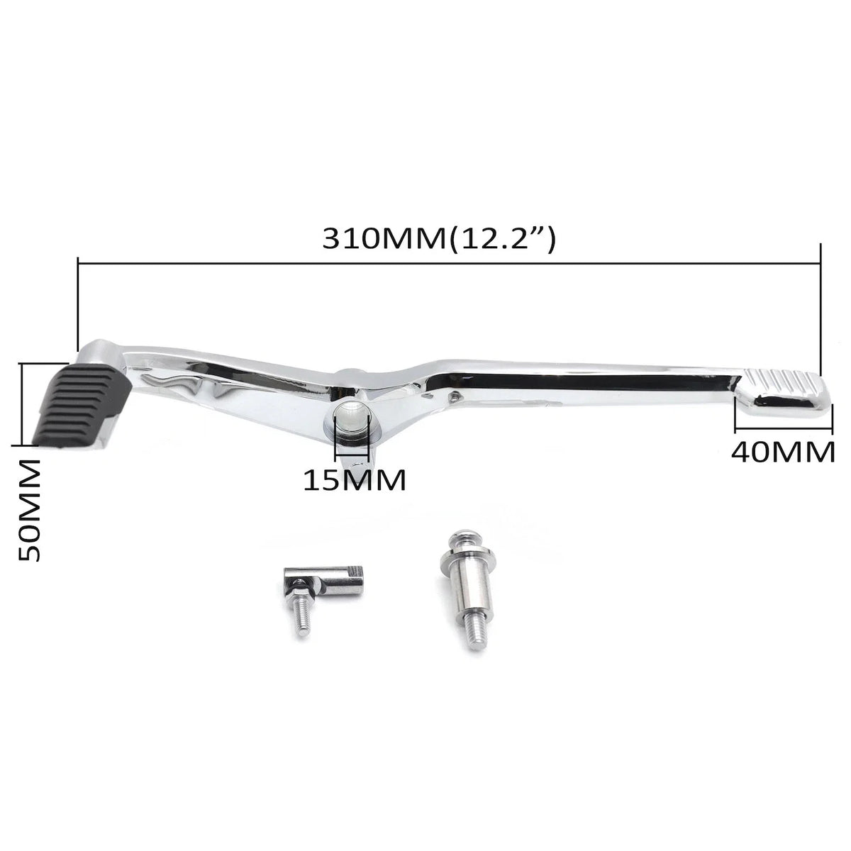 Chrome Omni Heel-Toe Shift Lever for Honda Gold Wing GL1800 (2018–2021)