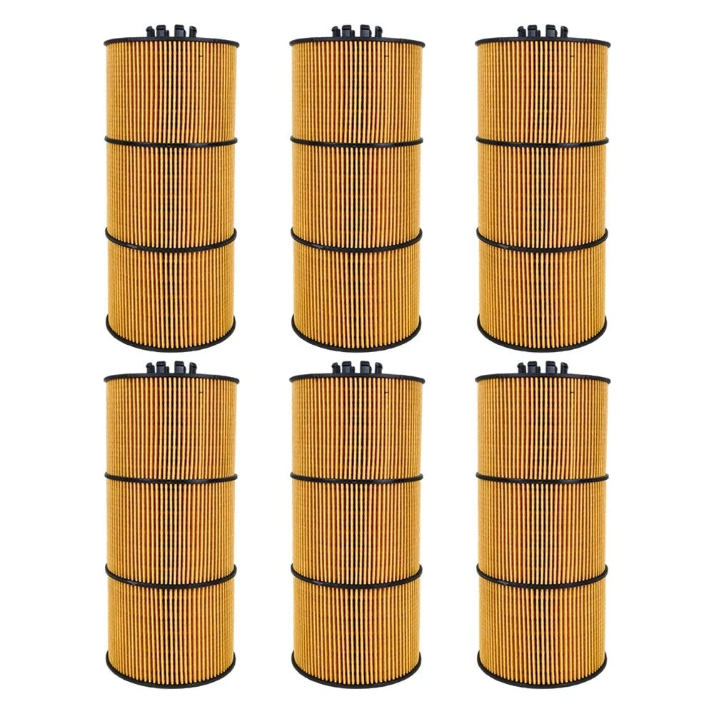 6X Oil Filter A4731800909 A4731800409 for Freightliner Detroit DD13 DD15 DD16