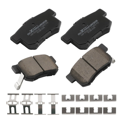 Set of 4 Rear Ceramic Brake Pads for Honda Accord Civic CR-Z Prelude S2000 (D537)