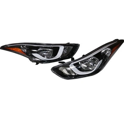 Set of 2 Headlights for Hyundai Elantra (2014–2016) 921013Y500, 921023Y500