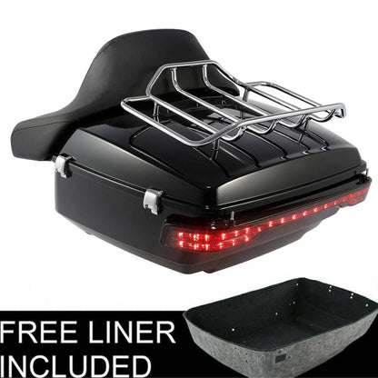 Trunk Pad Mount Rack Tail Light for Harley Electra Road Glide (2014–2026)