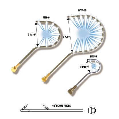 Cap'n Hook 5-Flame Torch Tip for Uniweld MTF-5