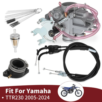 Carburetor for Yamaha TTR230 (2005–2024) 1C6-26302-00-00, 1C6-14301-10-00, 1C6-14301-00-00, 1C6-E3586-00-00