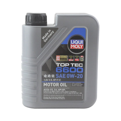 Liqui Moly Top Tec 6600 0W-20 Engine Motor Oil for