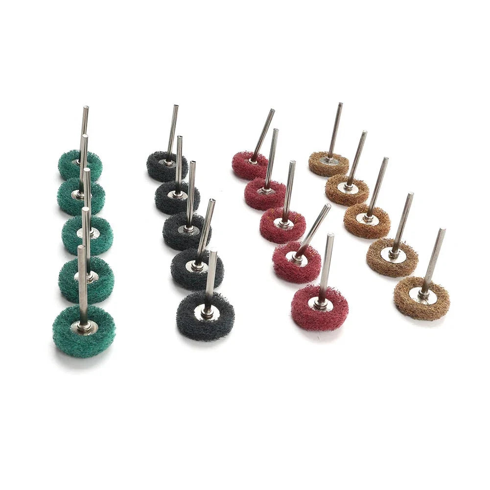 20pcs Abrasive Nylon Buffing Polishing Wheel Set for Rotary Tool