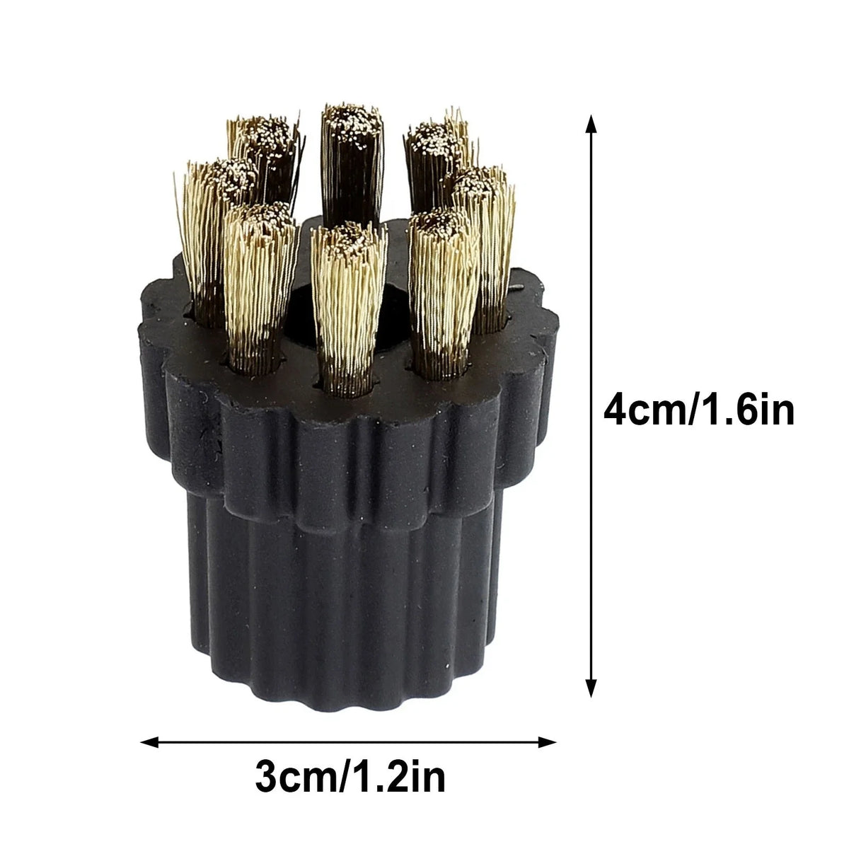 2 Pcs Brass Brush Head for Steam Mop-X5 (Fit for Steam Cleaner)