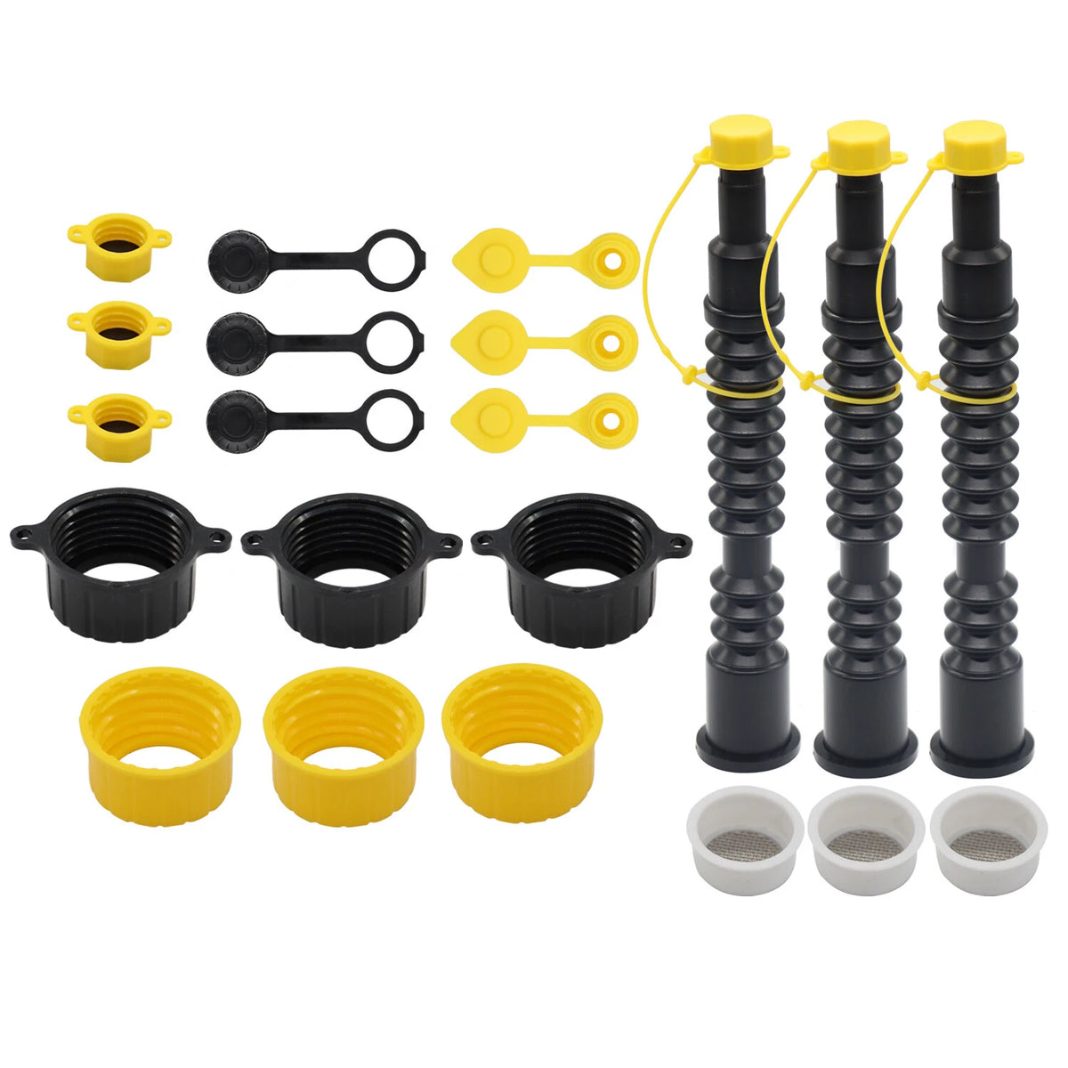 3PK Replacement Spout with Vent Kit for Old Gas Can