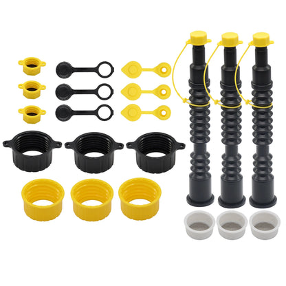 3PK Replacement Spout with Vent Kit for Old Gas Can