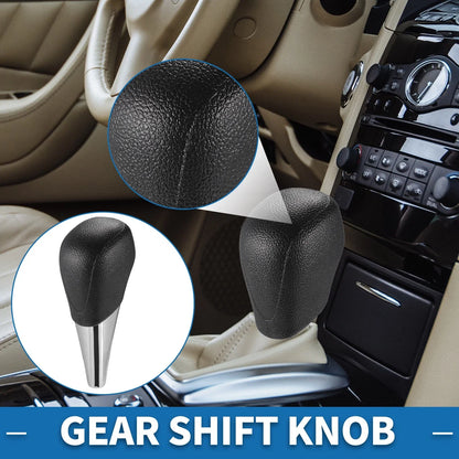 Automatic Gear Shifter Knob for Toyota 4Runner (2003–2017) Faux Leather Black