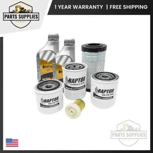Maintenance Filter Kit for Kubota B26 B7500 B7510 B76 B7800 B2910 B2710
