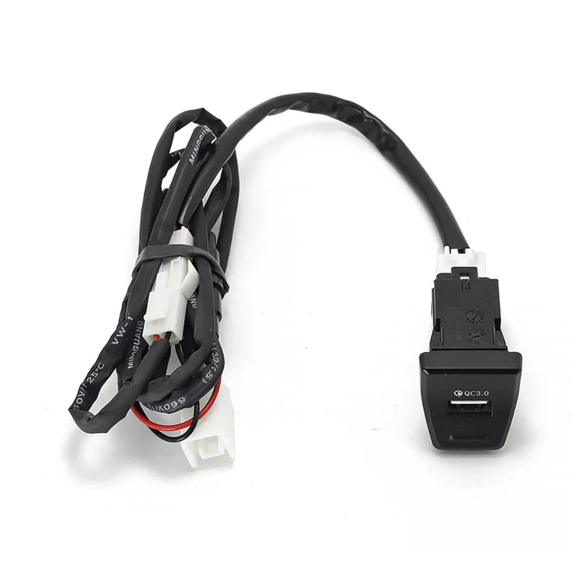 USB Adapter QC 3.0 Charger Hub LED for Toyota RAV4 (2020–2022)