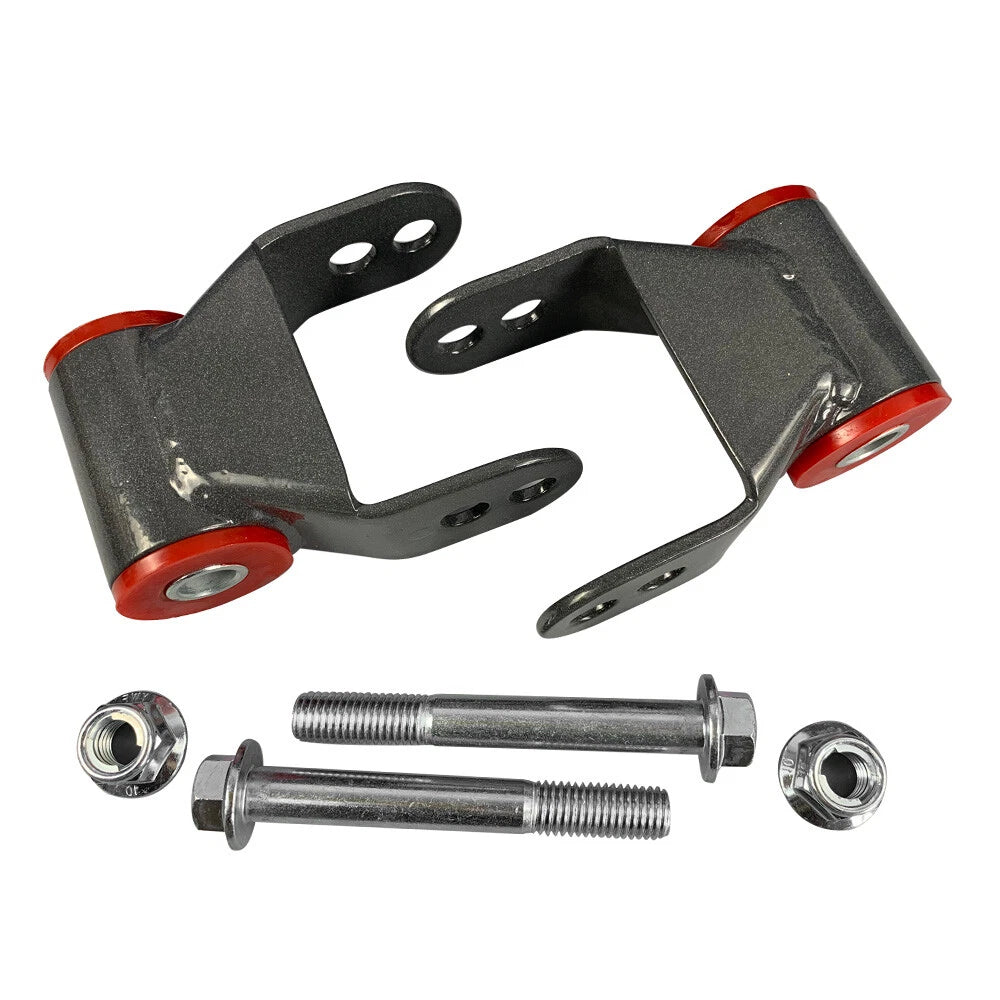 2" Rear Lift Shackle with Shock Extender for Silverado Sierra 1500 (1999–2007)