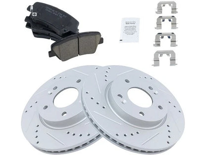 Brake Pad and Rotor Kit for Kia Forte (2014–2016) 39124XNRV