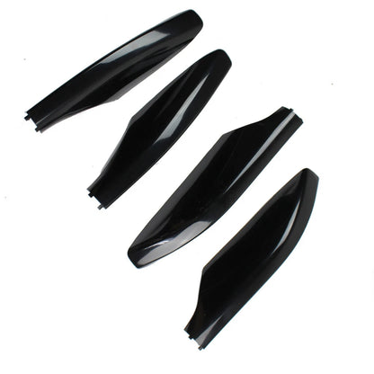 Set of 4 Roof Rack Rail End Cover Shells for Toyota Prado FJ120 (2003–2009)