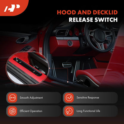 Trunk Lock Release Switch for BMW 320i 328d 328i (2011–2019) - 61319275121, 61315A64C25, 61319162645