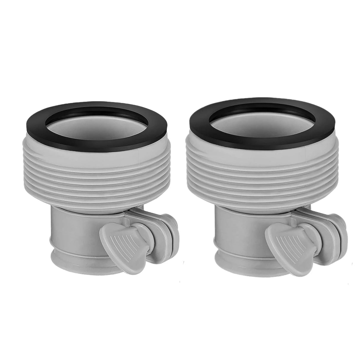2 Pack Pool Hose Adapter Connector 1.5" to 1.25" for