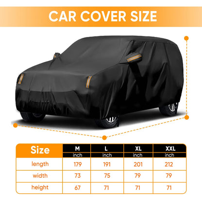 Universal Full SUV Car Cover Waterproof Outdoor Rain Dust UV Protection