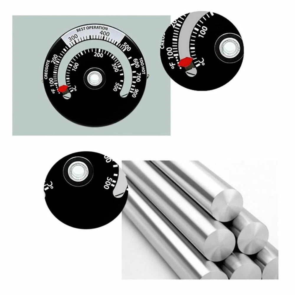 Temperature Gauge for Wood Stove Pipe