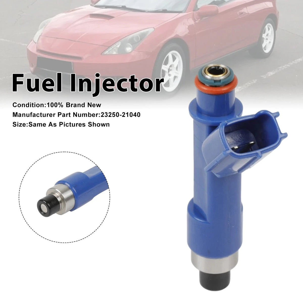Fuel Injector for Toyota Yaris 1.5L (2006–2014) 23250-21040, 23209-21040