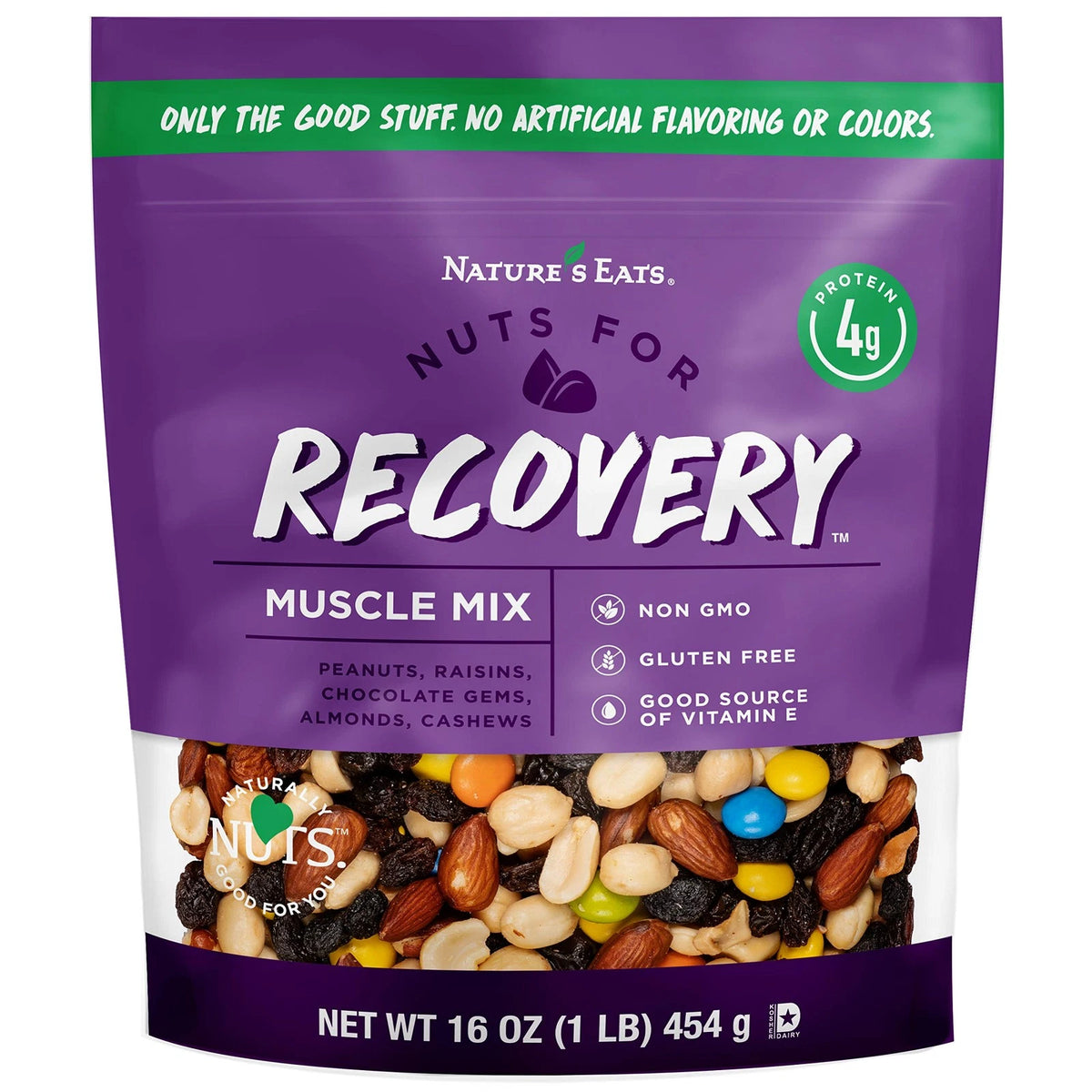 Nature's Eats Muscle Trail Mix for Recovery (16 oz, Pack of 1)