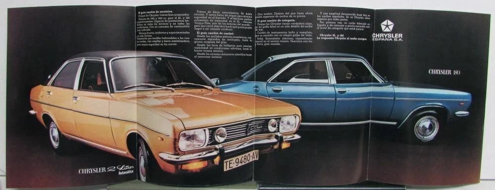 Chrysler El Gran Cambio Sales Brochure (1975) - Spanish Text