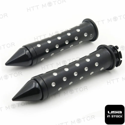 Spike Handlebar Grips for Honda Suzuki Yamaha Kawasaki (7/8")