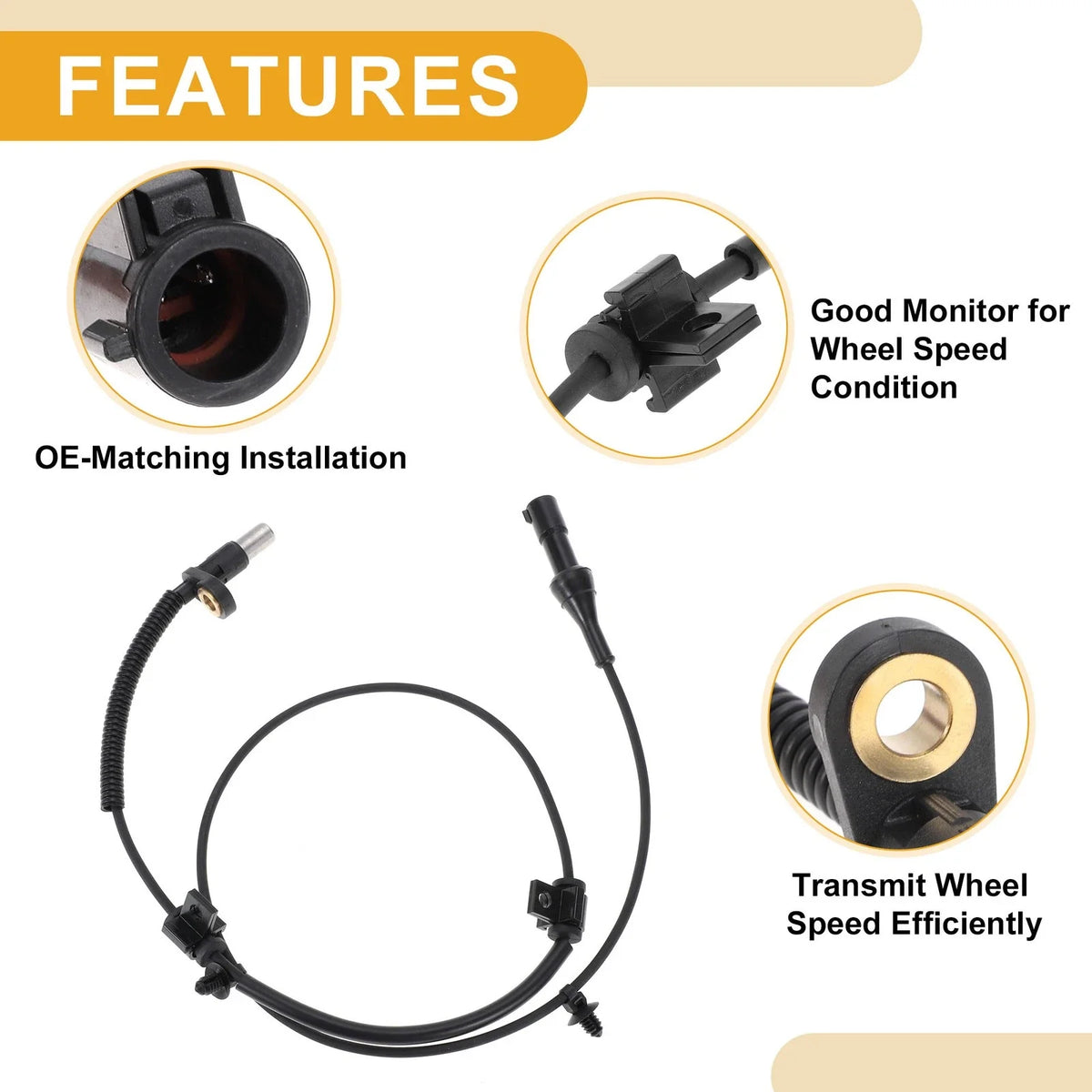 ABS Wheel Speed Sensor No. 7C3Z2C204A for Ford F-250 Super Duty (2005–2016)