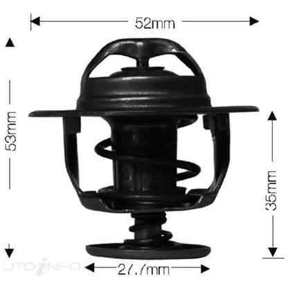 Dayco Thermostat for Toyota Hilux LN147 LN167 LN172 4cyl 3.0L 1997-2005