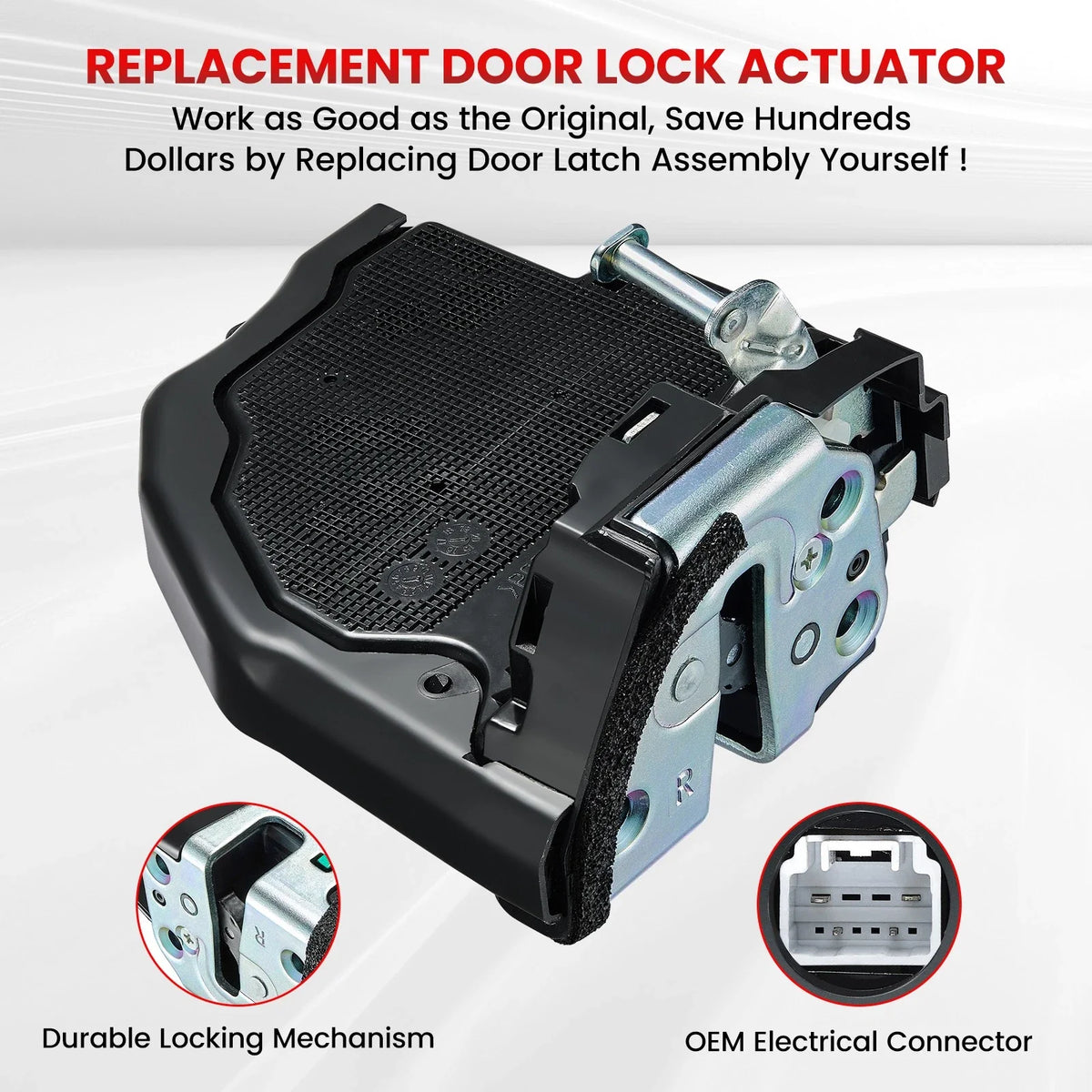 Rear RH Passenger Door Lock Actuator for Lexus RX350 (2010–2014) 69050-06100