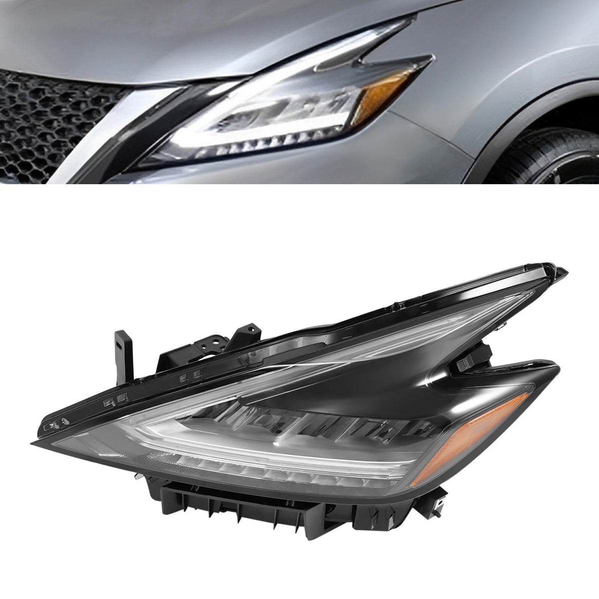 Driver Left Headlamp Assembly for Nissan Murano (2019–2021) 260609UF0D, LED