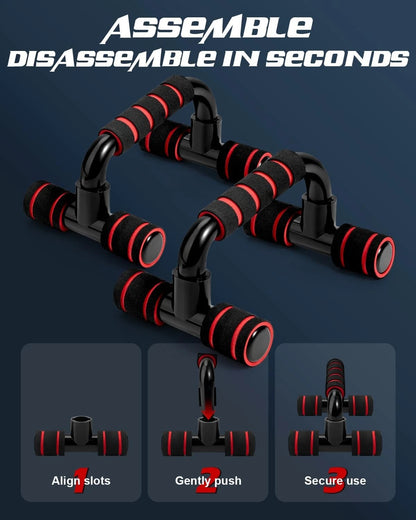 2X Ergonomic Push Up Bars for Men & Women