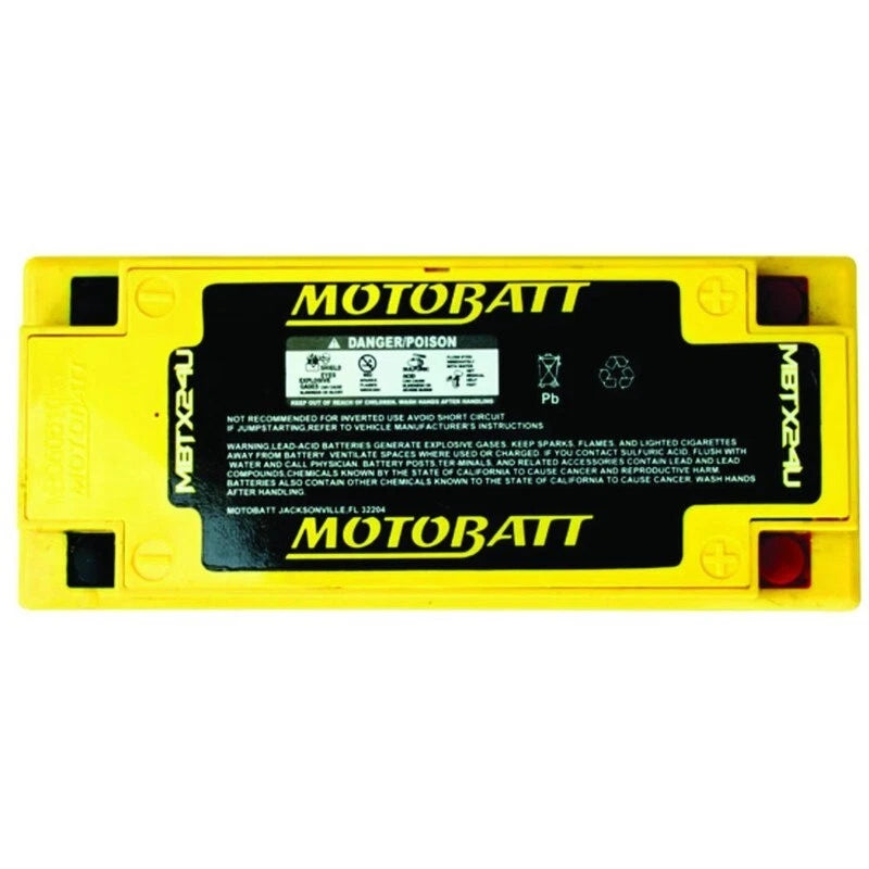 Motobatt Battery MBTX24U for Honda Kawasaki Yamaha