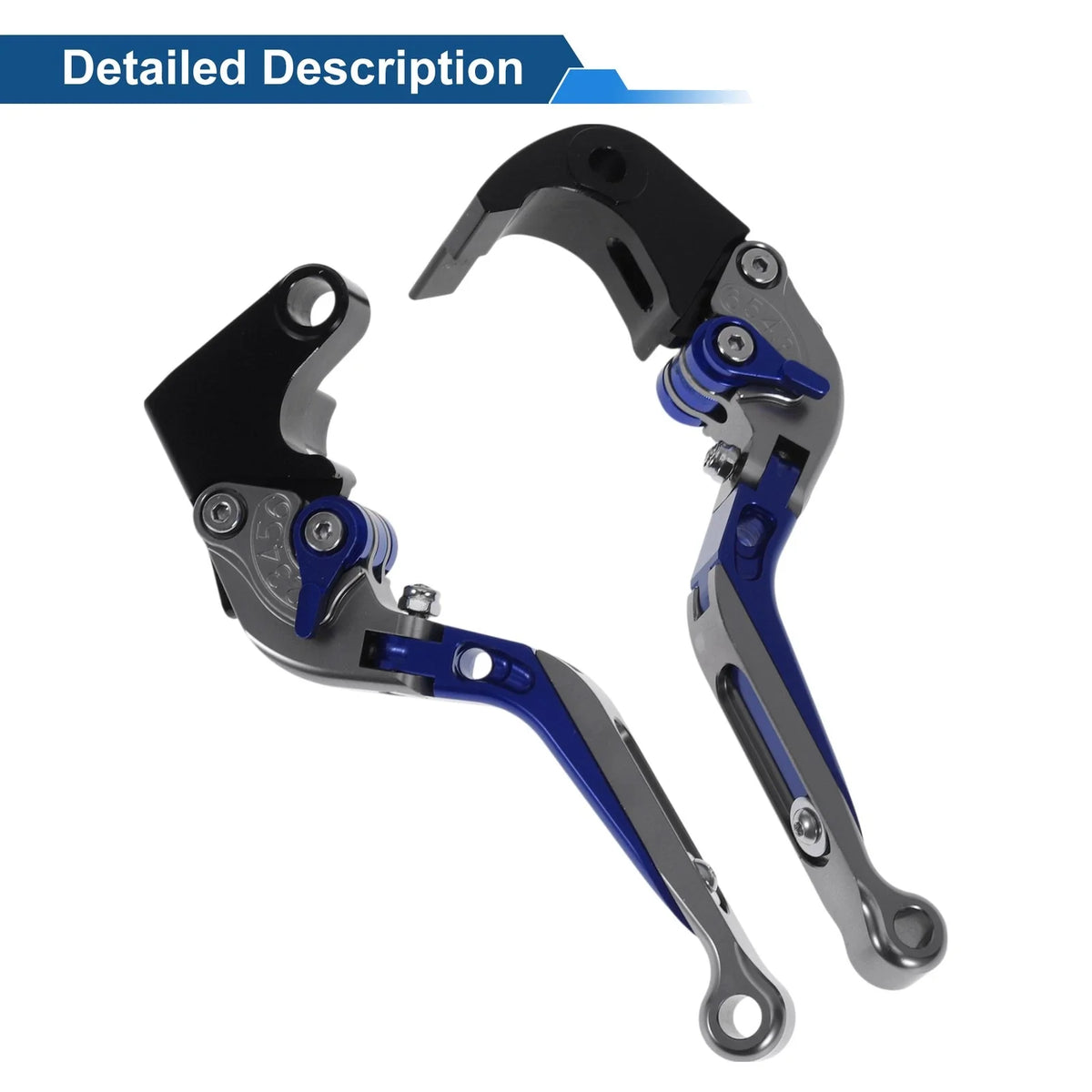 Adjustable Brake Clutch Lever for Honda CBR600RR (2007–2016) Titanium Blue