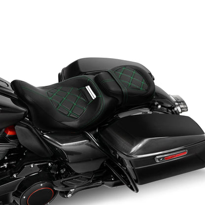 Rider Passenger Seats for Harley Touring Street Glide (2009–2023)