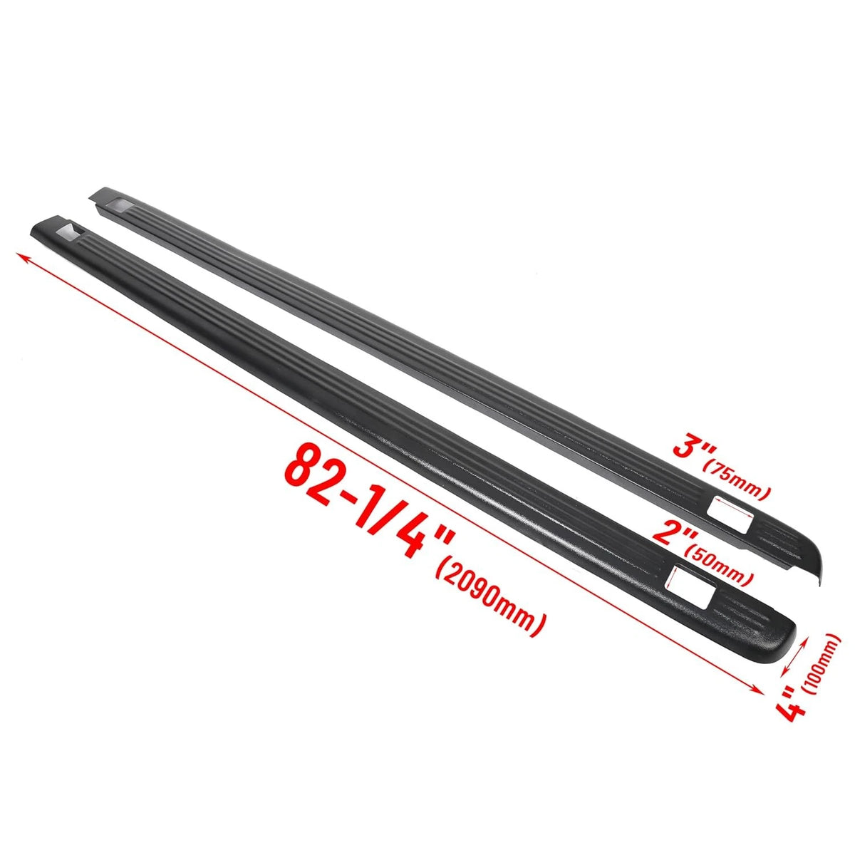 6'6" Bed Rail Caps Cover for Chevy Silverado (1999–2006)