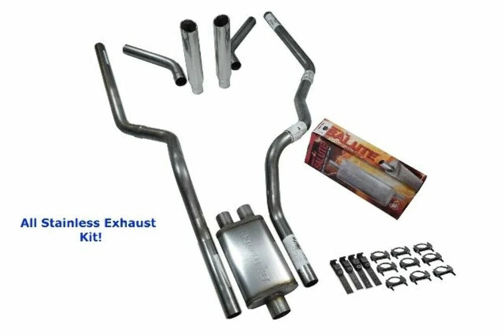 Dual Exhaust for Dodge Ram 1500 (2019–2025) - Stainless Steel R Tip
