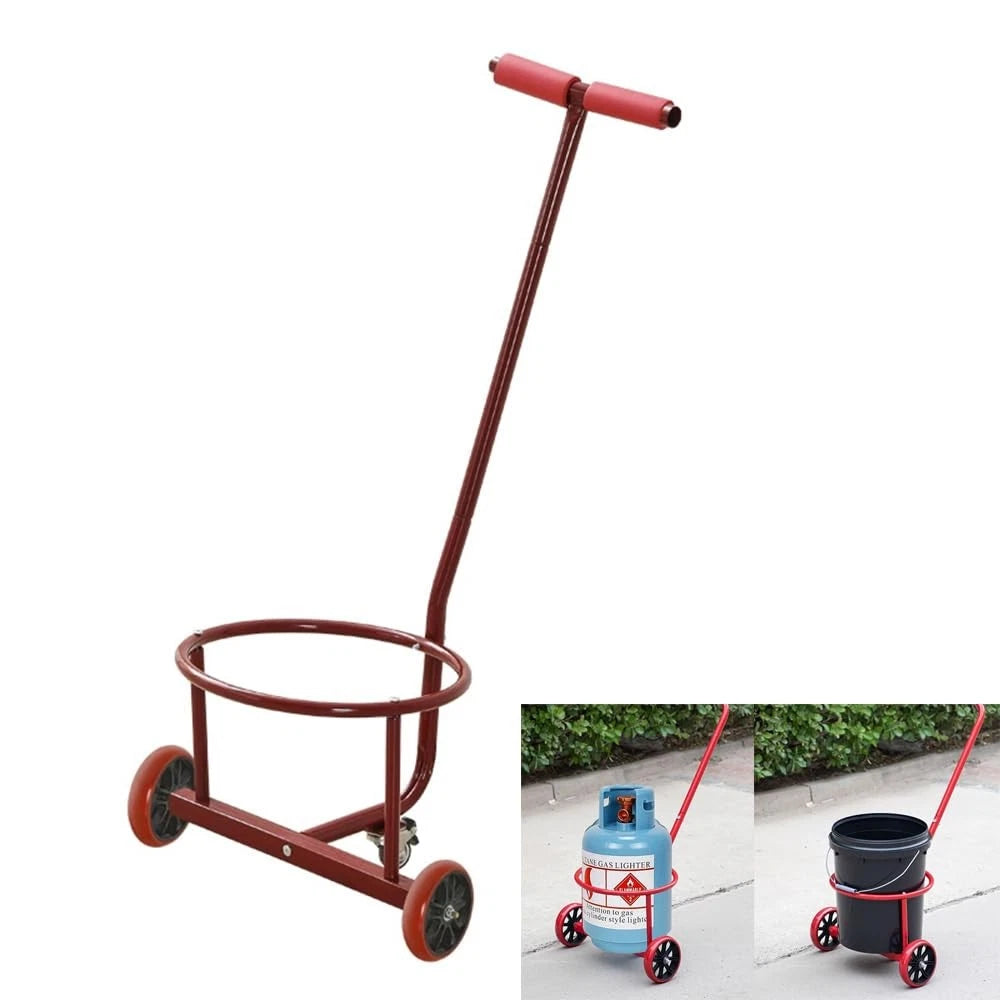 Portable Lightweight Hand Truck for Bucket (Circumference <37")