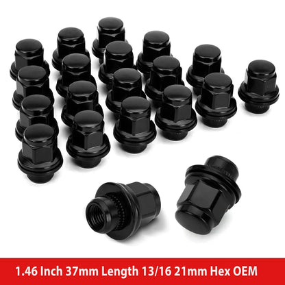 Black Factory Style 12X1.5 Lug Nuts for Toyota/Lexus/Scion (2000–2000)