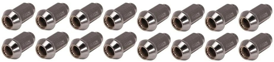 16 Pack Tapered Chrome Lug Nuts for (ALUG19)