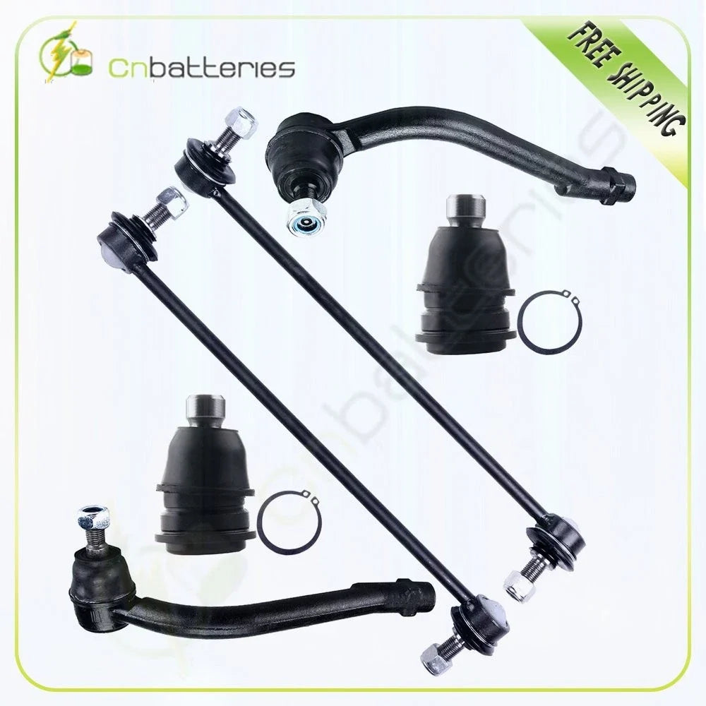 6pc Front Suspension Kit Sway Bar for Hyundai Santa Fe Kia Sorento (2001–2012)