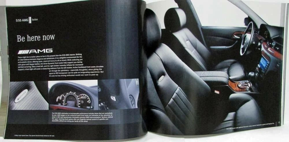 Sales Brochure for Mercedes-Benz S-Class (2004) S430 S500 S55 AMG S600