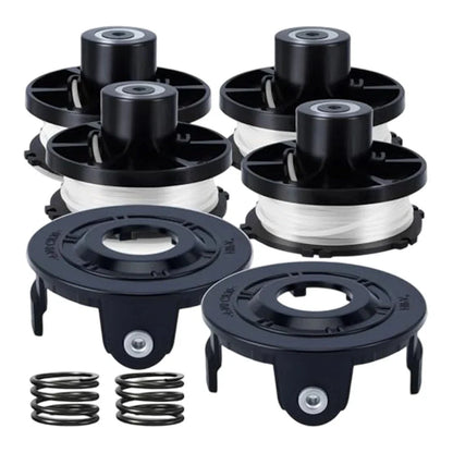 Set of 4 Nylon Spools with 2 Covers & 2 Springs for DUR181