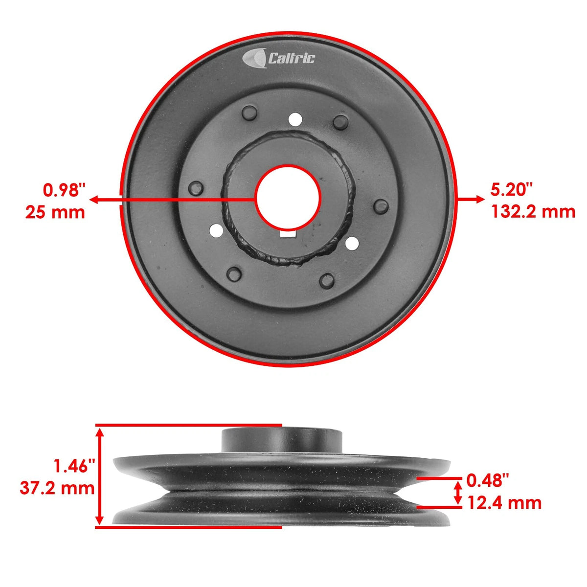 54" Deck Spindle & Pulley for Bad Boy Maverick HD (2022–2023) SD212+PY242