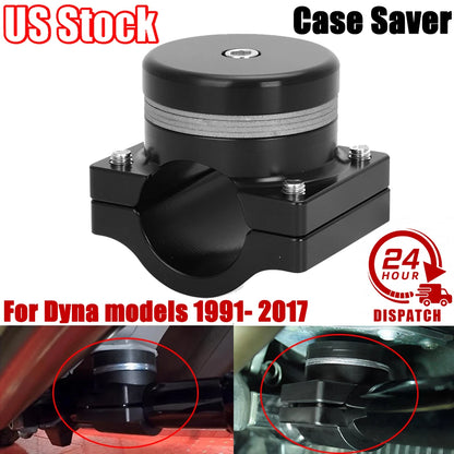 Front Motor Mounts for Dyna Case Saver (1991–2017) Aluminium Black