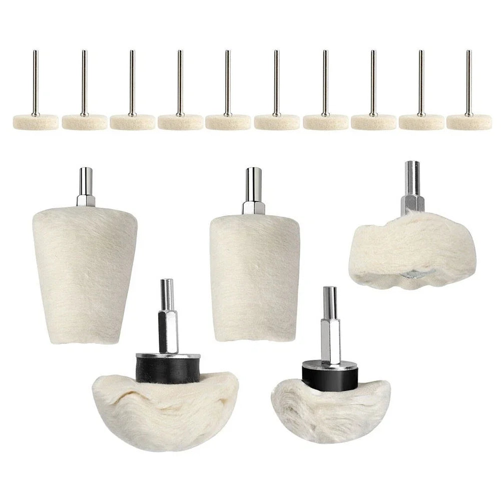 15pcs Polishing Buffing Pads Set for Car Polishing and Grinding