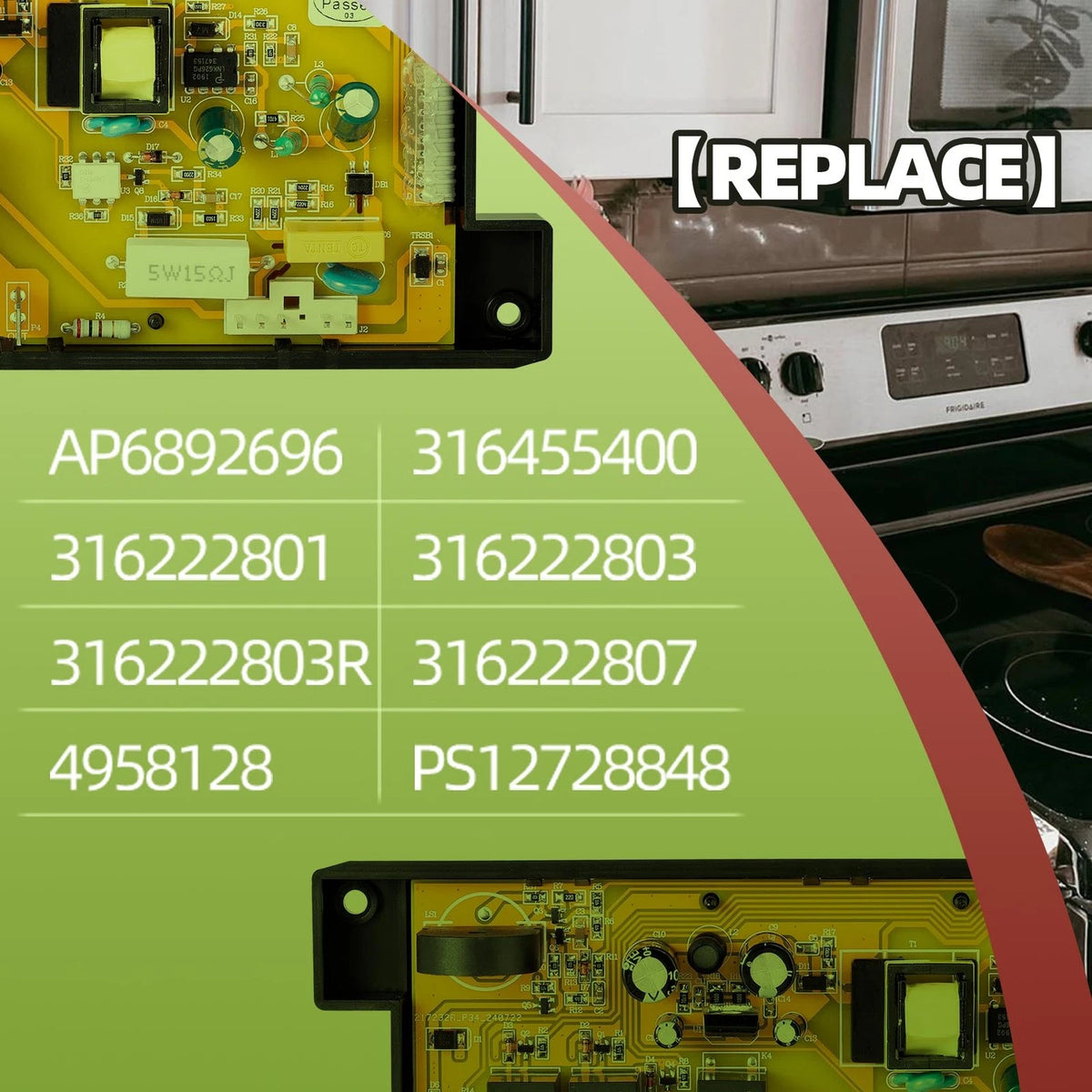 Control Board for Range Oven Stove Clock Timer