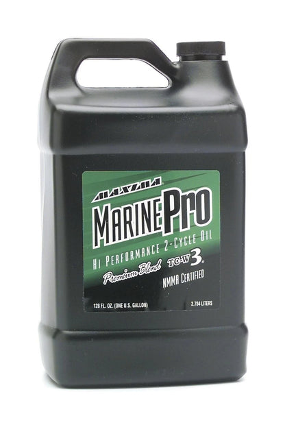 2X Maxima Marine Pro 2-Cycle Oil 128oz TC-W3 259128 for Marine Engines