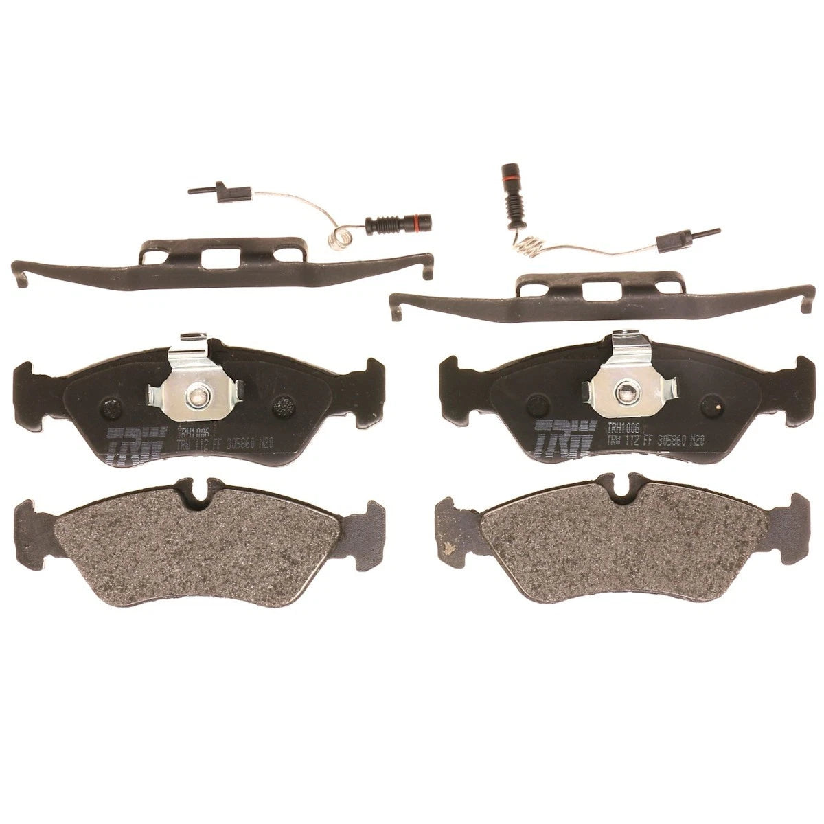 2X TRH1006 Brake Pad Set Rear for Dodge Sprinter 2500 3500 (2003–2006)